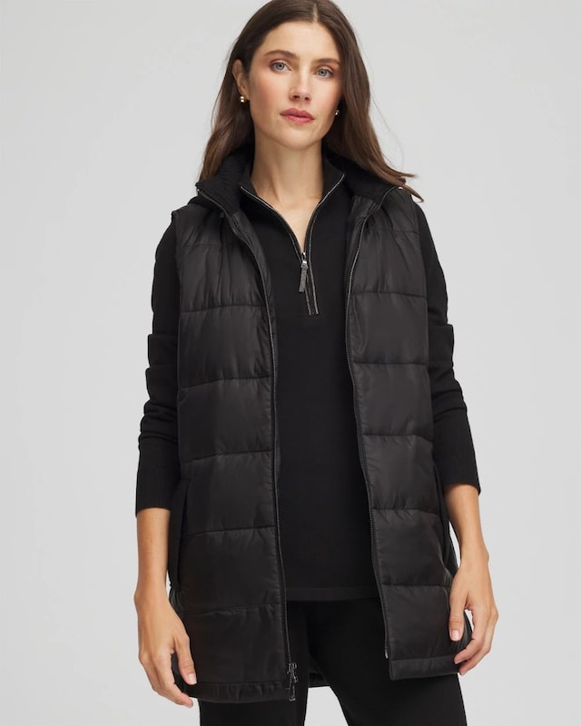 Zenergy Quilted Hooded Vest